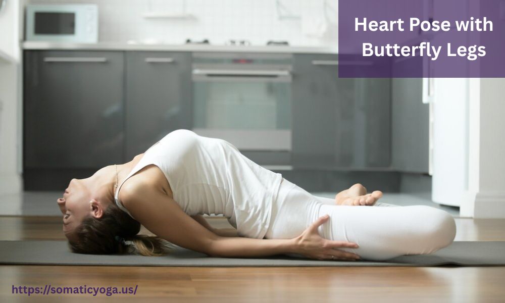 Heart Pose with Butterfly Legs